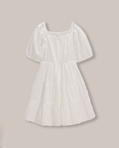 Vestido Corto Eyelet